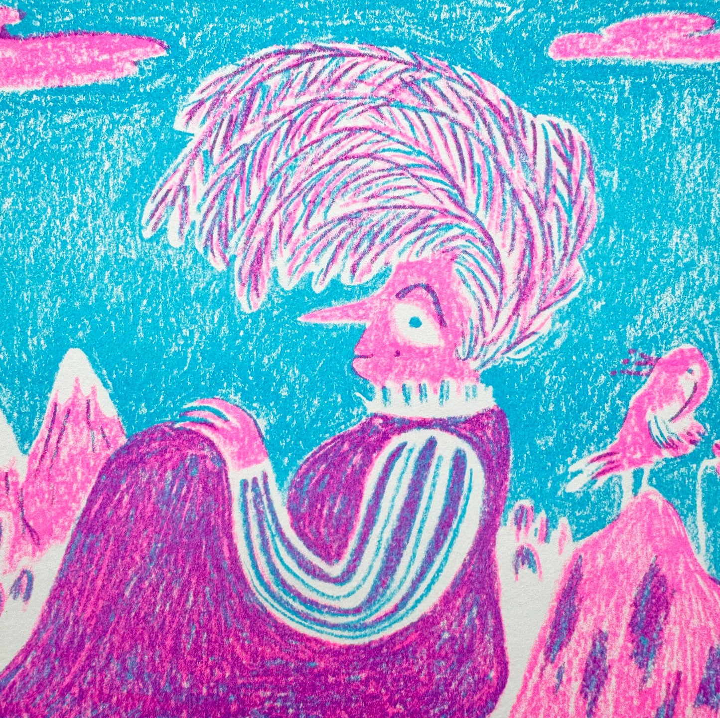 Mrs Violet in the Mountains