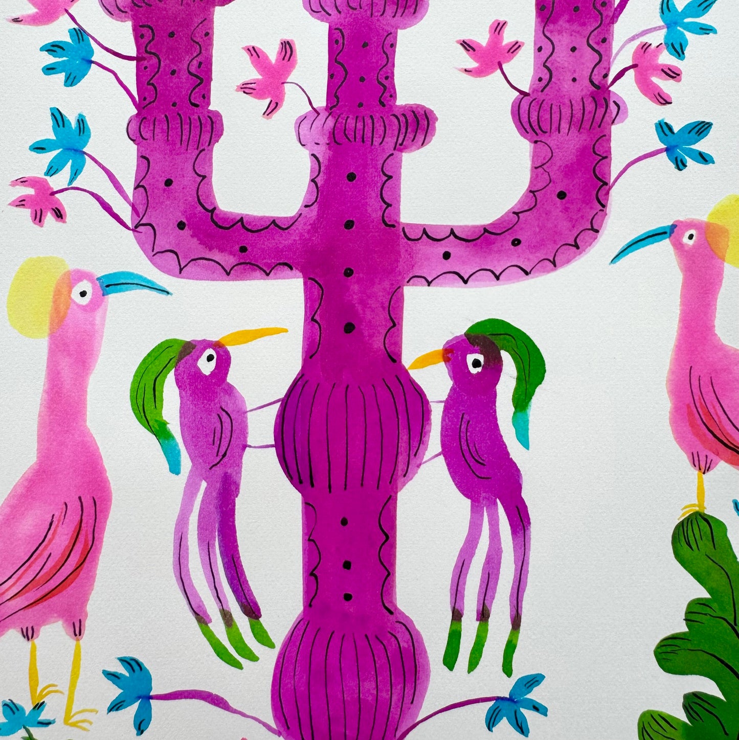 Deep Pink Candelabra (small).