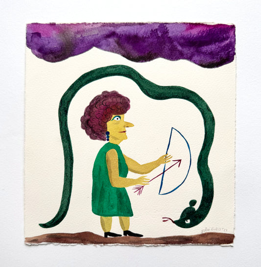 Gloria with Bow and Arrow