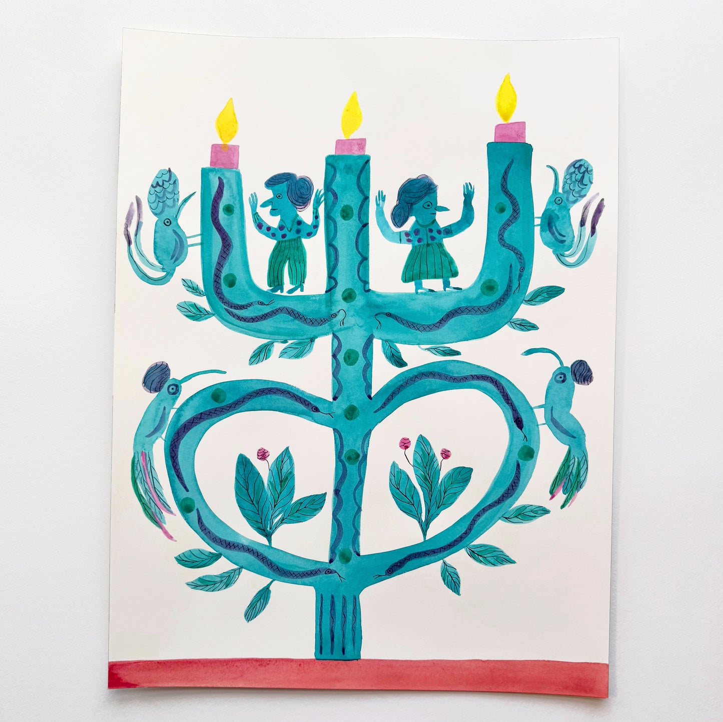Candelabra - Turquoise