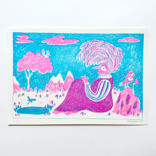 Mrs Violet in the Mountains