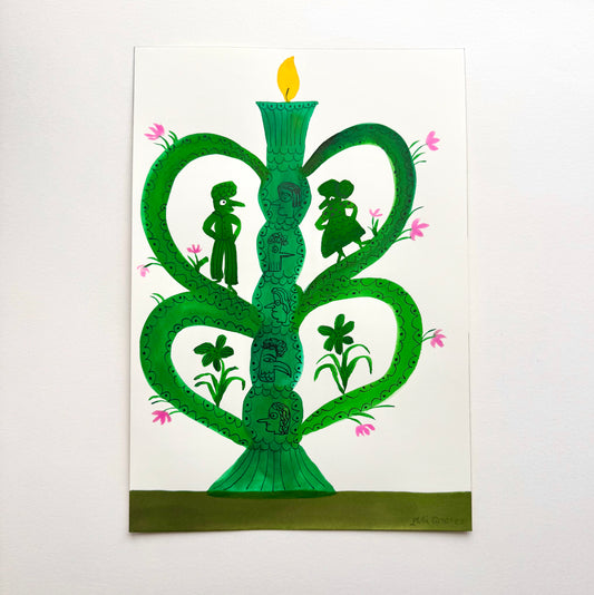 Green Candelabra (small)